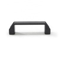 Black 120mm Aluminium Door Handle Cabinet Furniture Handle For Aluminium Profile