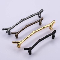 Cabinet Knurled Tree Branch Handle In Arborization Creative Kitchen Handle Handle Zinc Alloy Modern Bronze Solid