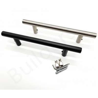 Black Matte Stainless Steel  Cabinet Hardware Pull Handle